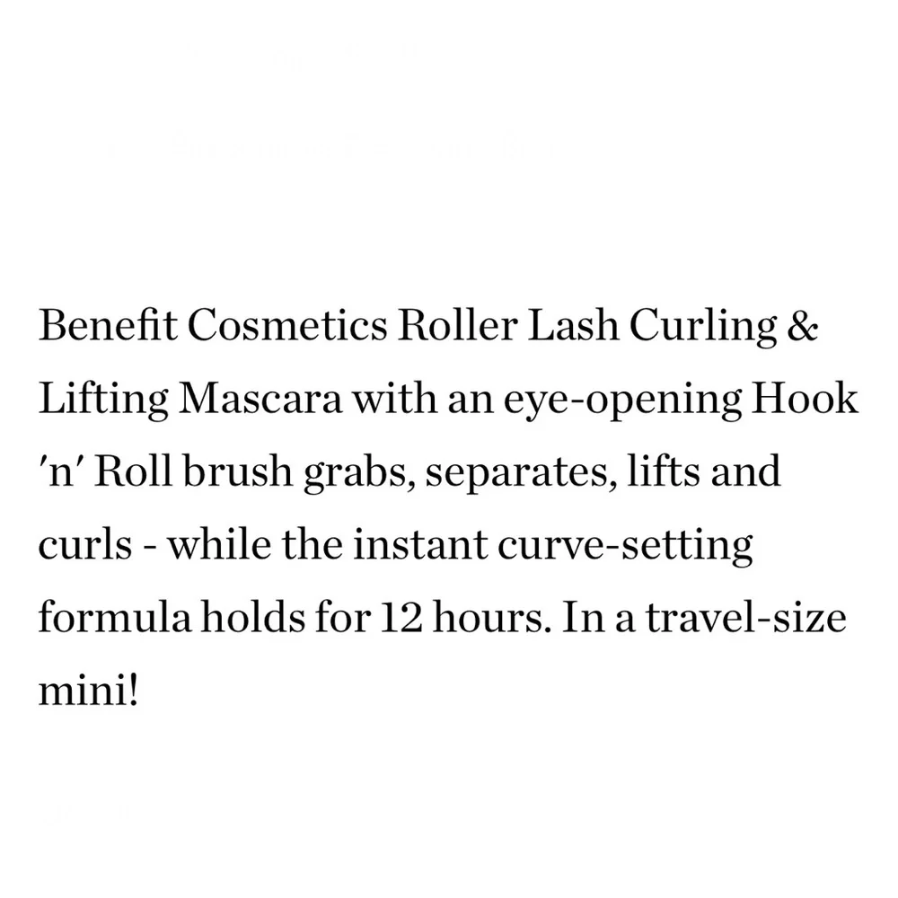 Benefit Roller Lash Mascara Mini